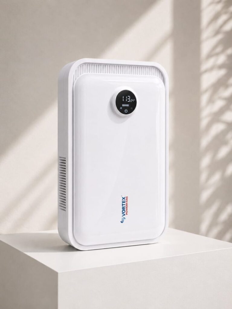Máy FreshBox 110S VORTEX màu trắng, mặt điều khiển tròn