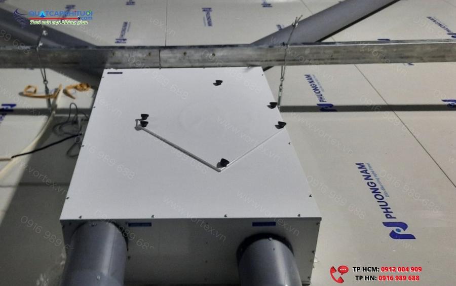 Cấp khí tươi hồi nhiệt tại nhà máy mỹ phẩm