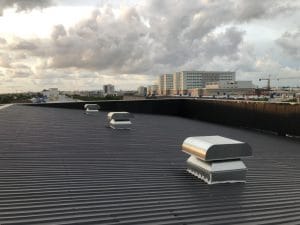 Thông gió mái cho showroom Phú Cường — tư liệu công trình 6