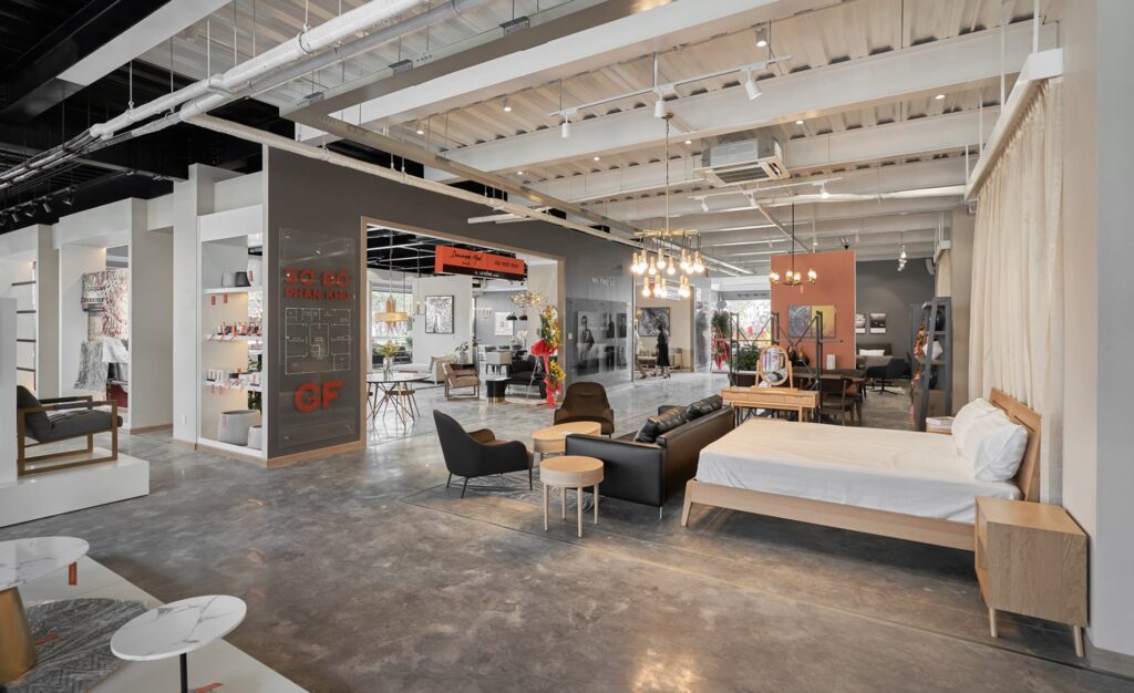 Thông gió mái cho showroom Phú Cường — tư liệu công trình 9